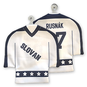 Minijersey Slovan hockey white 1986