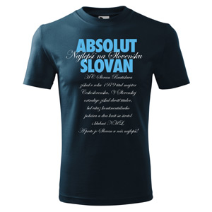 Blue T-shirt  Absolut Slovan