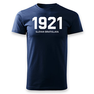 Blue t-shirt Slovan Bratislava 1921
