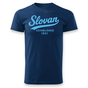 Blue t-shirt Slovan Established 1921