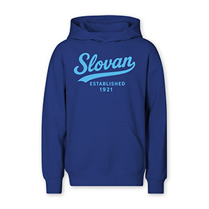 Blue hoodie Established 1921 for kids