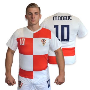 Football jersey+shorts Croatia sales