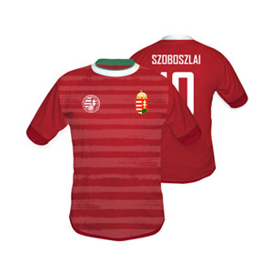 Futbalový červený detský dres Maďarsko