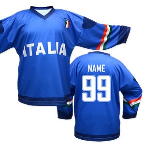 Hokejový dres Taliansko modrý