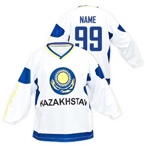 Hokejový dres Kazachstan biely