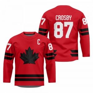 Red ice hockey jersey Canada 2026