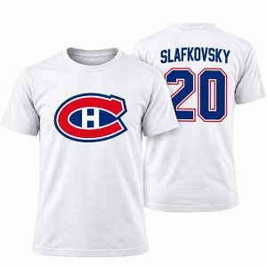Detské biele tričko Montreal Canadiens - Slafkovsky č.20