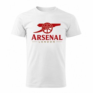 Detské biele tričko Arsenal
