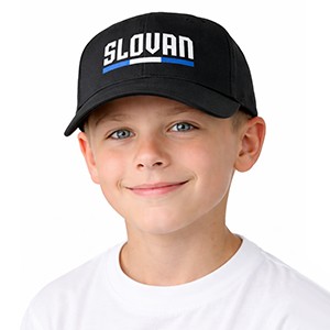 Black cap SLOVAN for kids
