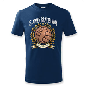 Blue t-shirt Slovan Bratislava Hrdosť , česť a sláva for kids