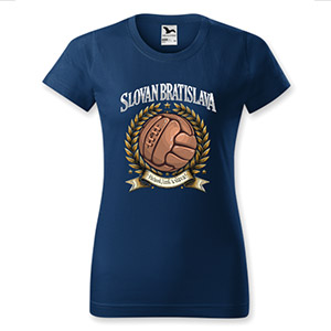 Blue t-shirt Slovan Bratislava -Hrdosť, česť a sláva for woman