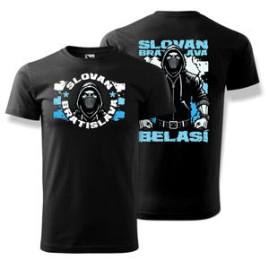 Black t-shirt Slovan Bratislava power