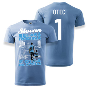 Lightblue t-shirt BELASÁ RODINA - Z OTCA NA DCÉRU  