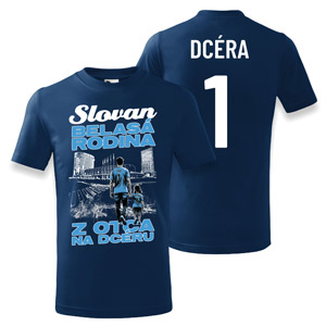 Blue t-shirt BELASÁ RODINA - Z OTCA NA DCÉRU for kids