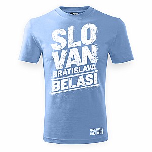 Blue t-shirt Slovan Bratislava belasí new for kids