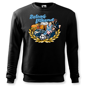 Black sweatshirt Belasý víkend