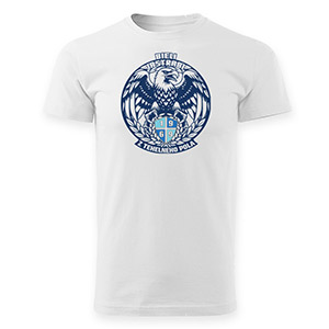 White t-shirt Bieli Jastrabi 1969