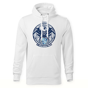 White hoodie Bieli Jastrabi 1969