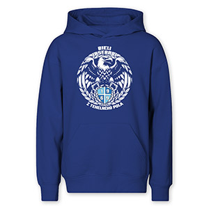 Blue hoodie Bieli Jastrabi 1969 for kids