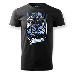 Black t-shirt Slovan Pressburg