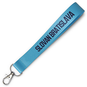Lightblue Keychain-lanyard  Slovan Bratislava