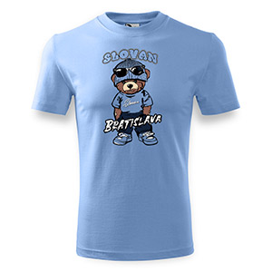 Light blue t-shirt Slovan -Teddy bear for kids