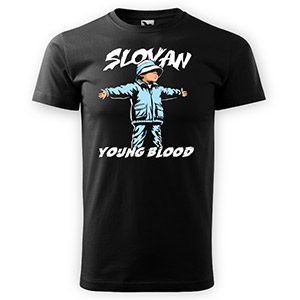 Black t-shirt Slovan Young Blood
