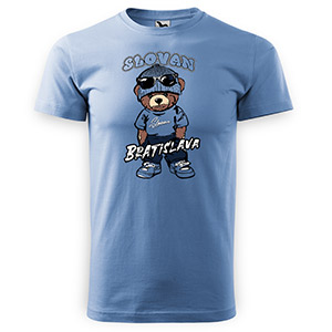 Lightblue t-shirt Slovan - Teddy bear
