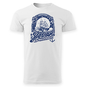 White Marine t-shirt Slovan