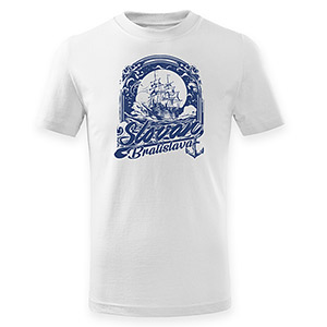 White marine t-shirt slovan for kids