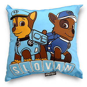 Ligh blue pillow Slovan Paw patrol