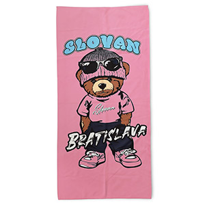 Pink towel Slovan Teddy bear