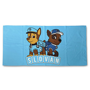 Light blue towel Slovan Paw Patrol
