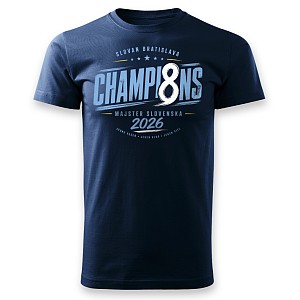 Dark blue t-shirt Slovan Bratislava Champions 2026