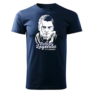 Blue t-shirt Belasá Legenda- Peter Dubovsky 