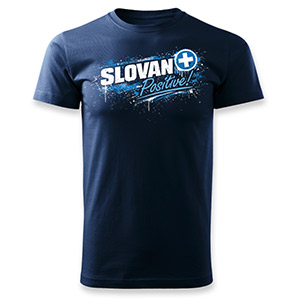 Blue t-shirt Slovan positive +