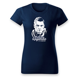 Blue t-shirt Belasá Legenda- Peter Dubovsky for woman