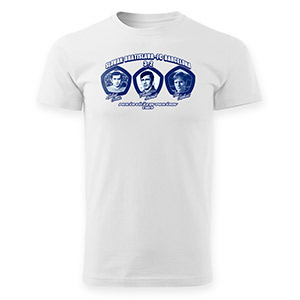 White t-shirt Slovan vs Barcelona 3:2 - 1969