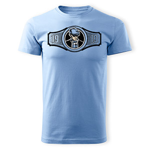 Light blue t-shirt Old School 1919