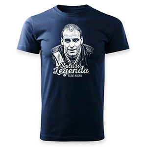 Blue t-shirt Belasá Legenda- Fabio Nigro