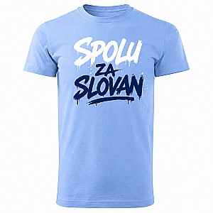 Sky Blue t-shirt Spolu za Slovan