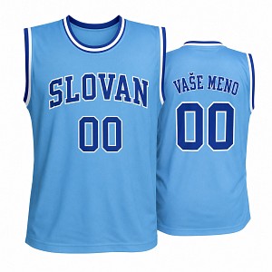 Sky blue basketball jersey Slovan