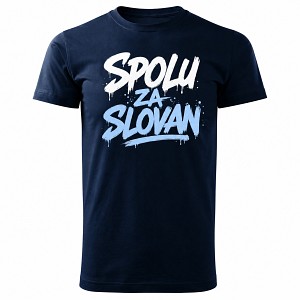 Modré detské tričko Spolu za Slovan