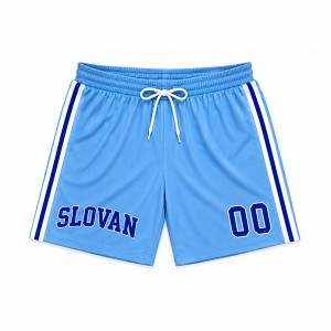 Sky blue basketball shorts Slovan for kids
