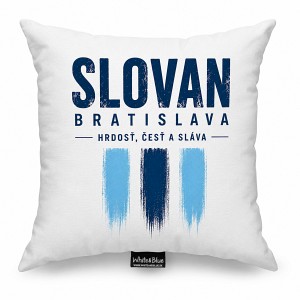 Biely vankúšik Slovan Bratislava