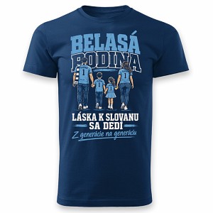 Modré tričko Slovan -  Belasá rodina