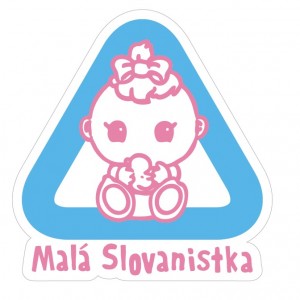 Stickers on cars Malá Slovanistka