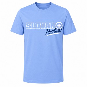 Sky blue t-shirt Slovan Positive for kids