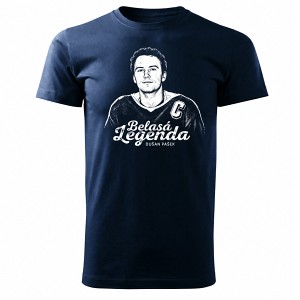 Modré tričko Belasá Legenda - Dušan Pašek