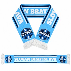 Belasý tlačený šál Slovan Bratislava